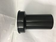 Long Black Toilet Straight Connector / Straight Outlet Pipe Connector High Precision Mold