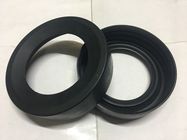 Round Black Durable Toilet Tank Fittings Rubber Gasket 30-90 Shore Hardness
