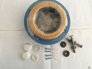 Leak Proof Toilet Tank Fittings Rubber Toilet Wax Ring Gasket With Flange Installed