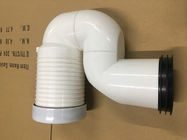 Row To Row Toilet Pipe Connector Fitting , Space Saving Bent Pan Connector