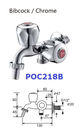 Ceramic white Chrome plated ABS Toilet Hand Faucet For Bathroom
