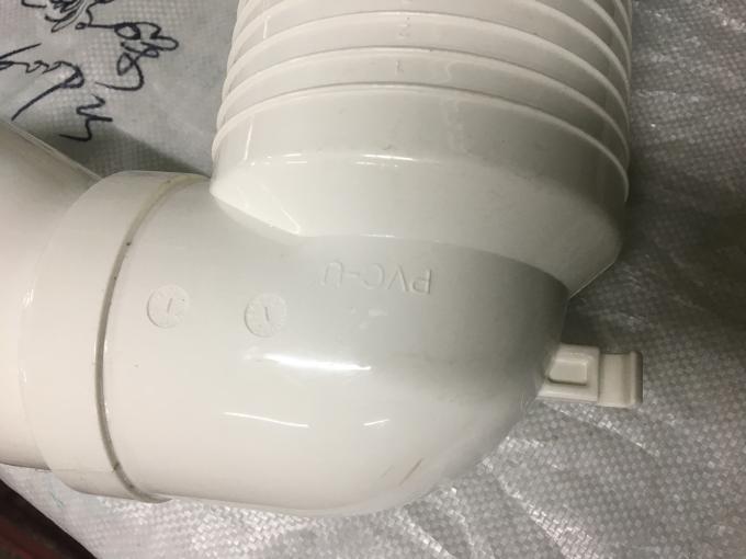 PVC Toilet Drainage Pipe / Discharge Pipe Anti Smell For Toilet Cistern Fittings