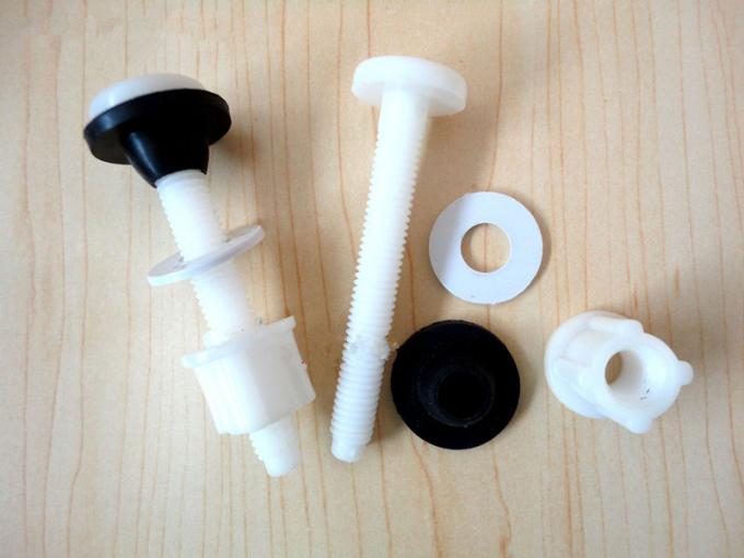 Strong Tensile Strength Plastic Toilet Seat Screws , Plastic Toilet