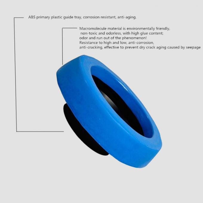 Rubber Mud Plumbing Toilet Seal Flange , Bottom Mounted Perfect Seal