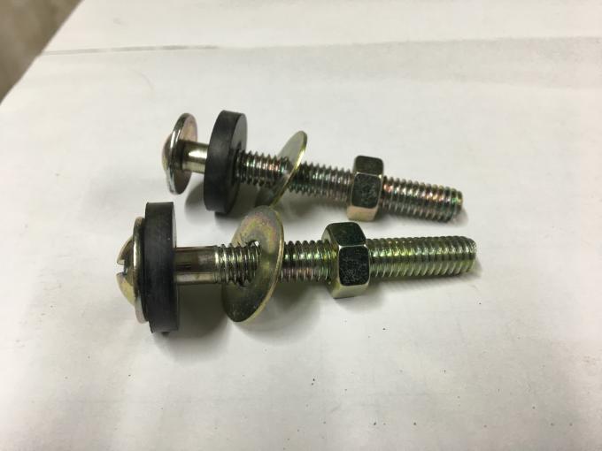 Double Copper Toilet Mounting Hardware , Toilet Tank Mounting Kit Easy