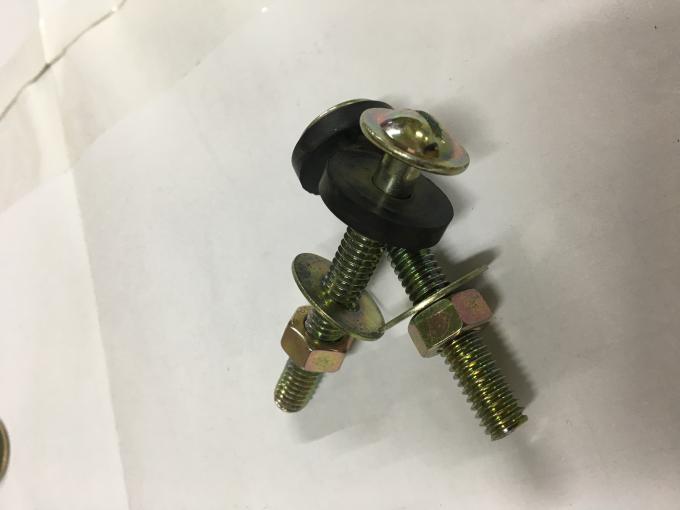 Double Copper Toilet Mounting Hardware , Toilet Tank Mounting Kit Easy ...