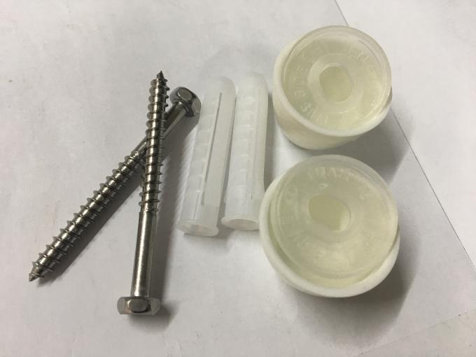 Hex Shaped Toilet Floor Screws Long Endurance With Slot Headed / Cross