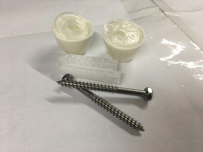 Hex Shaped Toilet Floor Screws Long Endurance With Slot Headed / Cross
