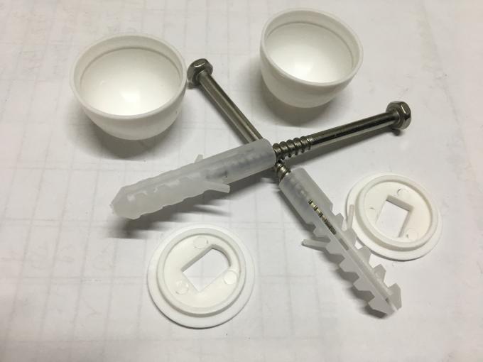 Vertical Ground Fixed Toilet Anchor Bolts , Toilet Bowl Mounting Bolts