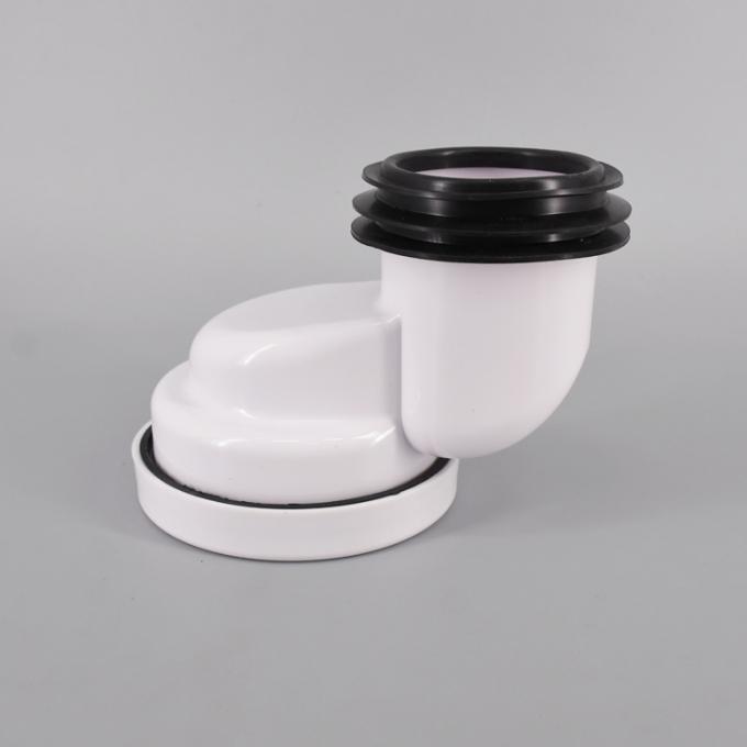 4 Inch Toilet Offset Drain Connector , PP Offset Toilet Connector