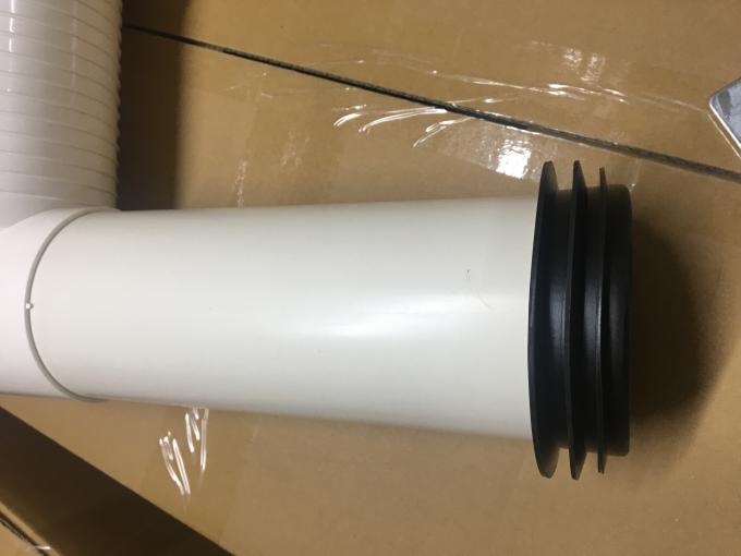 Standard PVC Toilet Bowl Pipe , Toilet Waste Fittings 102mm Hole Diameter