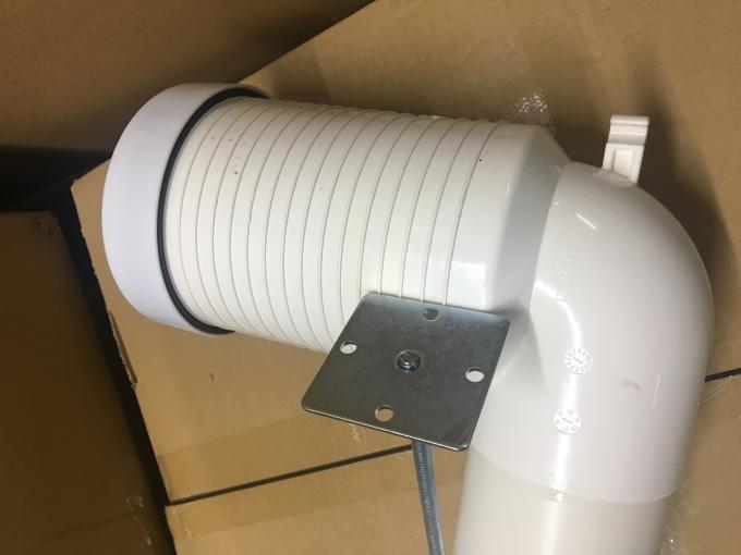 Standard PVC Toilet Bowl Pipe , Toilet Waste Fittings 102mm Hole Diameter