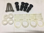 Cross Head Toilet Mounting Hardware , Rubber Expansion Toilet Seat Cover Screws