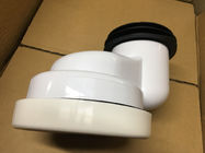 PP Material Toilet 100mm Offset Pan Connector , Toilet Pipe Fittings Without Burrs