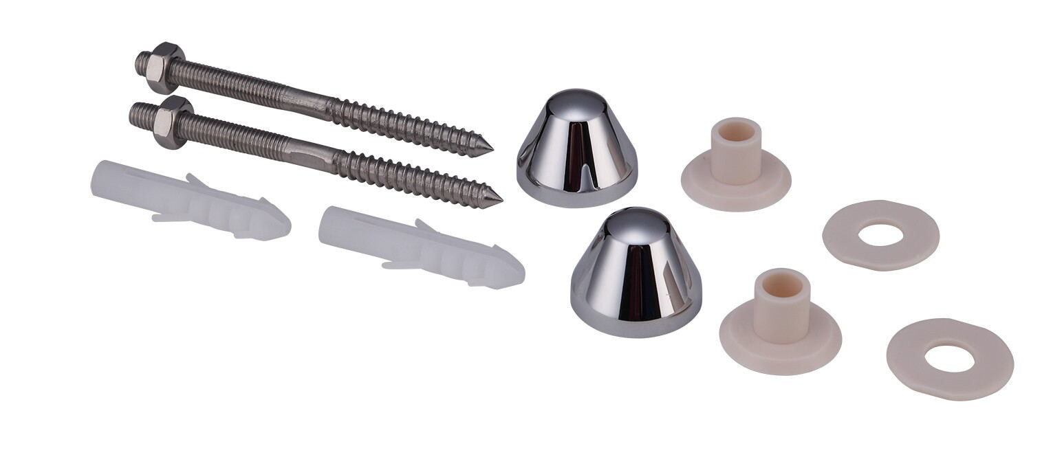 Universal Silver Toilet Seat Fixing Screws Kit For Wash Basin Accessories