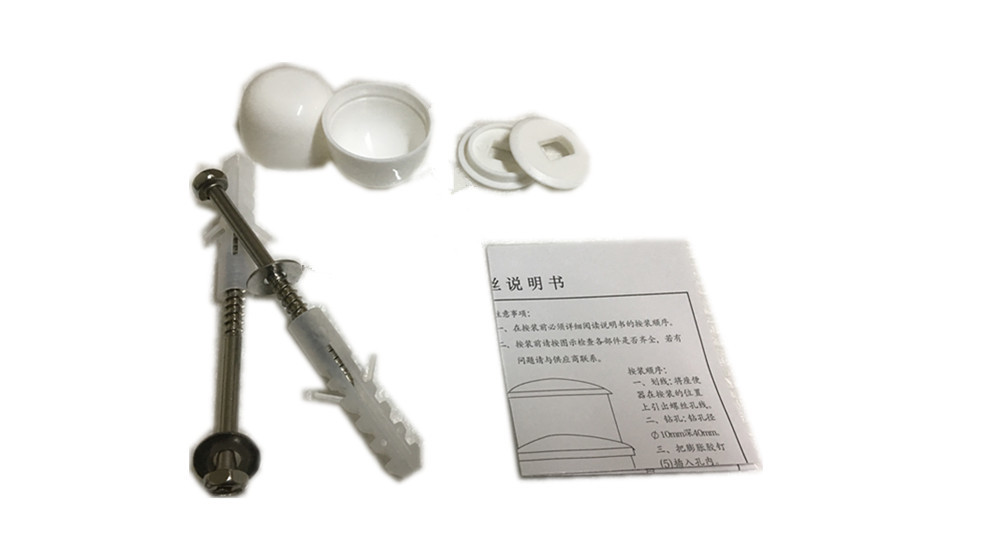 Lightweight Toilet Mounting Hardware , Fast Installation Toilet Seat
