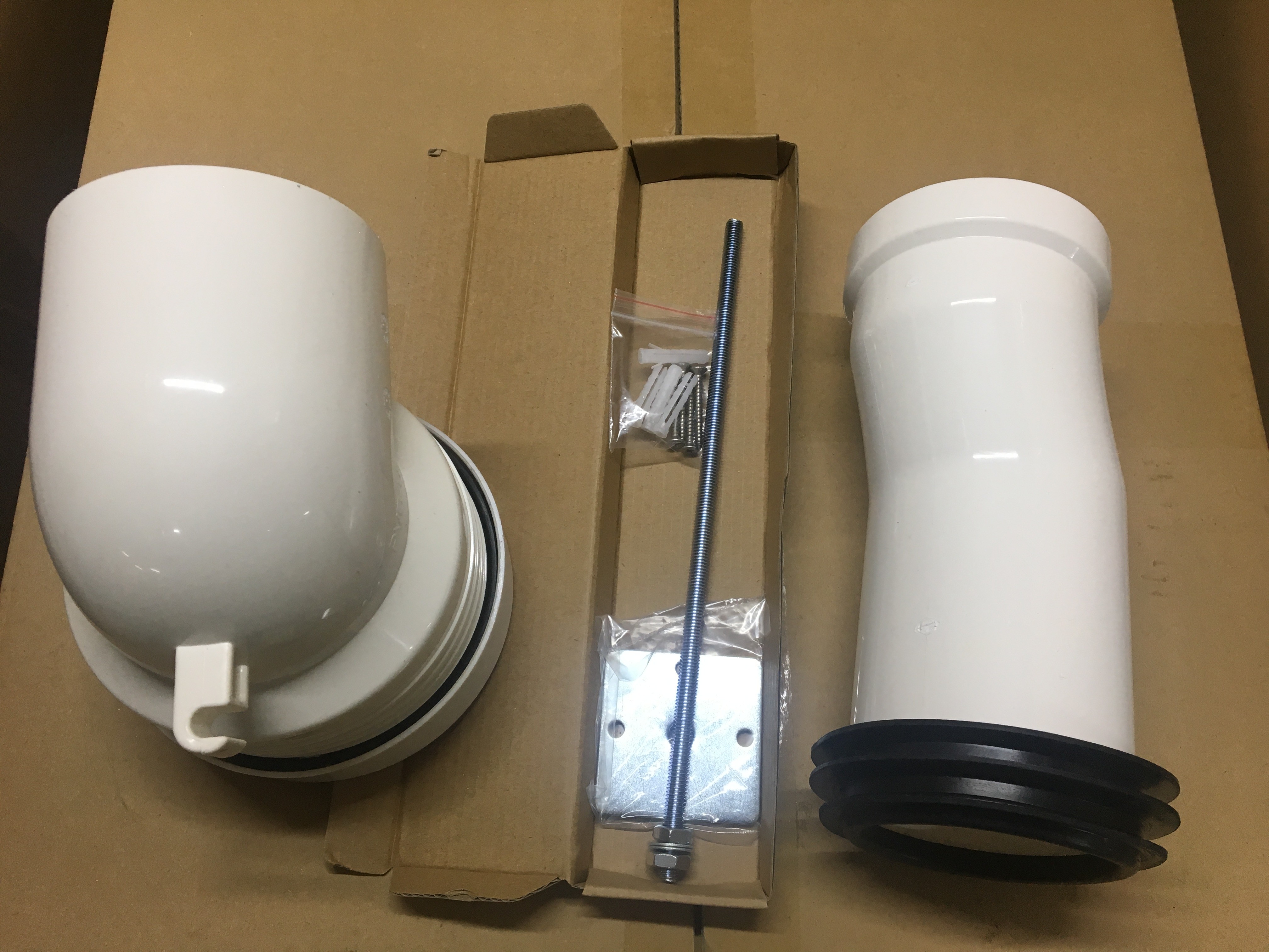 Cutting And Assembling Toilet Drain Pipe Manual Installation For Wall