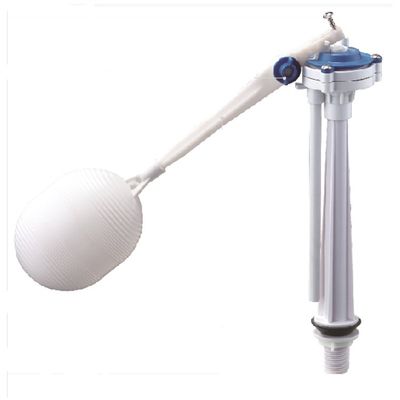 Plastic Water Toilet Tank 2 Step Valve Filling WC Toilet Fill Valve In White Color