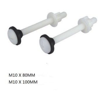 White High quality plastic toilet installation repair kit, toilet bolt connection