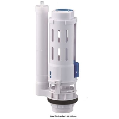 ABS+POM Material Dual Flush Valve with Adjustable Flush Volume and Embedded Design for Modern Bathrooms