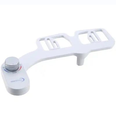 White ABC 500 Times Service Life Test Single Nozzle Self-Cleaning Mechanical Toilet Bidet Attachment