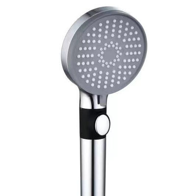 Handheld Shower Head Pressurized Bathroom Nozzle 3 Functions One Key Water Stop Function Can Be Detachable Second Change Spray Gun