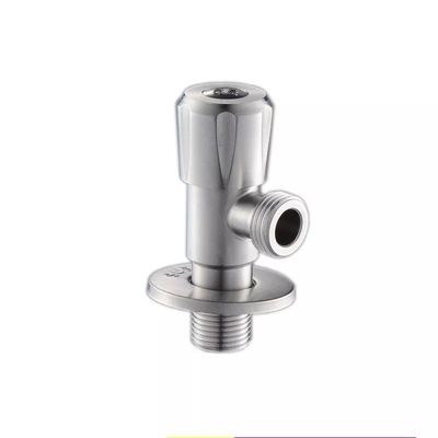 Stainless steel toilet bath fittings 1/2 wall mounted hand controlled bathroom water stop black kitchen corner valve