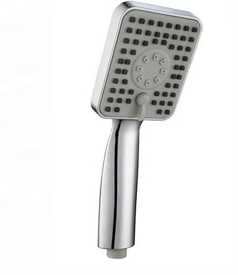 4 Functions ABS Chrome High Pressure Hand Held Shower Head With Online Technical Support