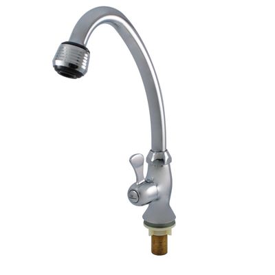 Hotel Bathroom Faucet With Single Handle And Zinc-Alloy Double Hole Sinks Basin Design