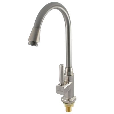 School Bathroom Faucet Accessory Type Zinc Alloy Hot And Cold Single Handle Kitchen Faucet