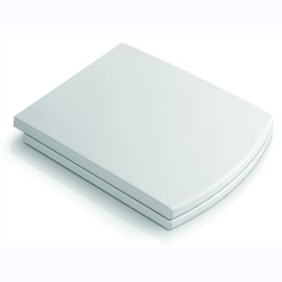 PP Square Toilet Seat with Slow-Close Functionality and Quick Release for Modern Bathrooms