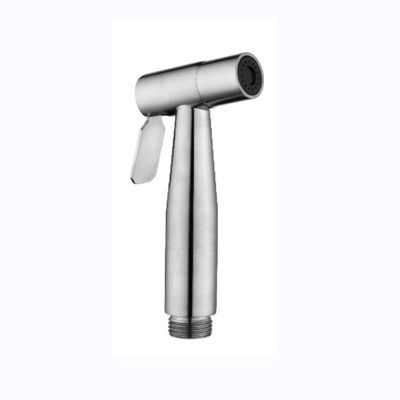 Plastic Bathroom Toilet Spray Gun Set With Woman Washer Nozzle And Companion Flusher