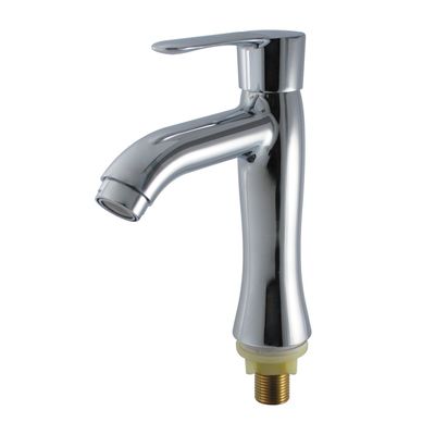 Economical Thermostatic Kitchen Sink Faucet with Polished Surface and Brass Spool for Single Hole Installation