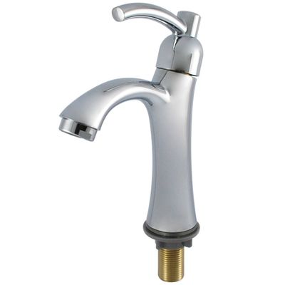 Polished Surface Finishing Single Handle Hot And Cold Water Tap For Metered Faucets