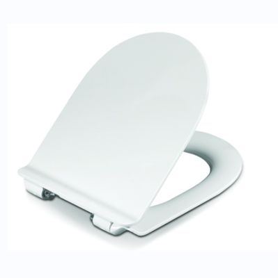 White U-Shaped Toilet Seat Sustainable And Comfortable For Optimal Hip Curve Fit