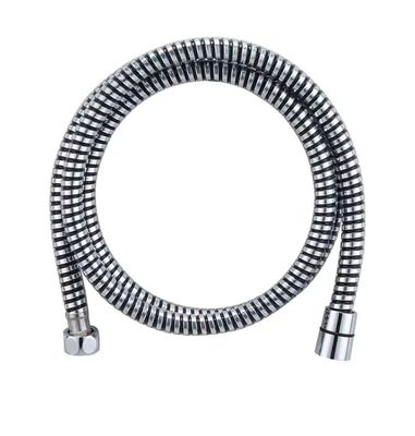 Silver Black Ultra-Flexible PVC Shower Hose with Custom Length and Brass Inserts