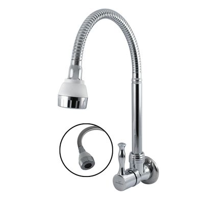Single Handle Wall Mounted Cold Water Faucet Brass Body Kitchen Sink Tap For OEM Market