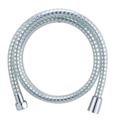 Silver 304 Stainless Steel Shower Hose Extra Long Chrome Handheld Hose For Bathroom