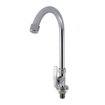 Brushed Surface Zinc Alloy Single Handle Kitchen Mixer Tap Sink Faucet