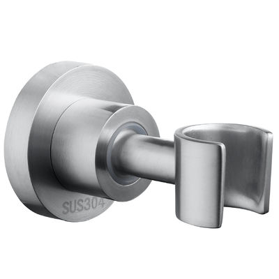 Adjustable 360° 3-hole fixed shower head stand for modern chrome showers