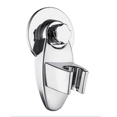 Wall Mounted Shower Hose Bracket with No Drilling Installation ABS+PVC Material and Chrome Surface Finishing