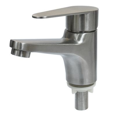 Modern Design Chrome Bathroom Faucet with Corrosion Resistant Brass Water Tap for Lavatory Sinks