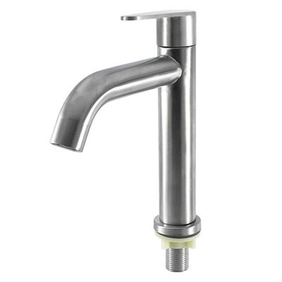 Deck Installation Single Handle Bathroom Faucet with 304 Stainless Steel Water Tap for Modern Bathroom