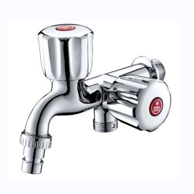 Single Hole ABS Double Quick Open Faucet For Bathroom Kitchen And Washing Machine