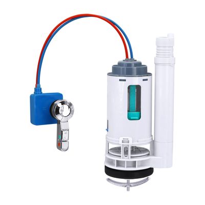 Adjustable ABS cable control bathroom fixtures with dual-flush toilet valve