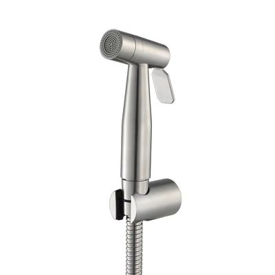 Portable dual-function handheld bidet sprayer set for bathroom and toilet use