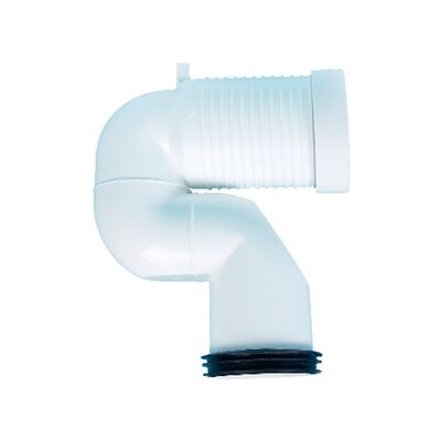 Toilet Faucet Connector, PP Bathroom Pipe Connection Pipe, Toilet Accessory, Sitting Bathtub Pipe Drainage Pipe Elbow
