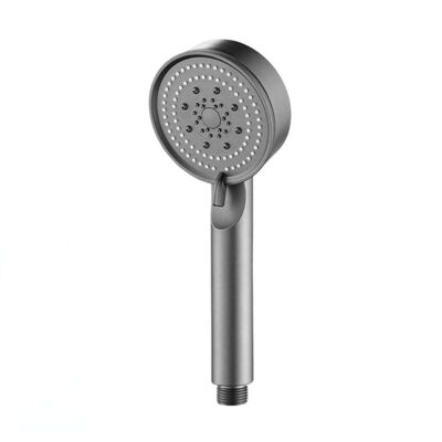 Low-flow shower head with 5 adjustable modes. One-button stop for high-pressure shower. Water massage function. Eco-friendly shower.