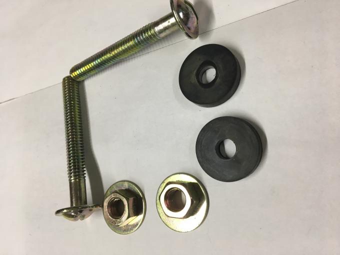 Double Copper Toilet Mounting Hardware , Toilet Tank Mounting Kit Easy