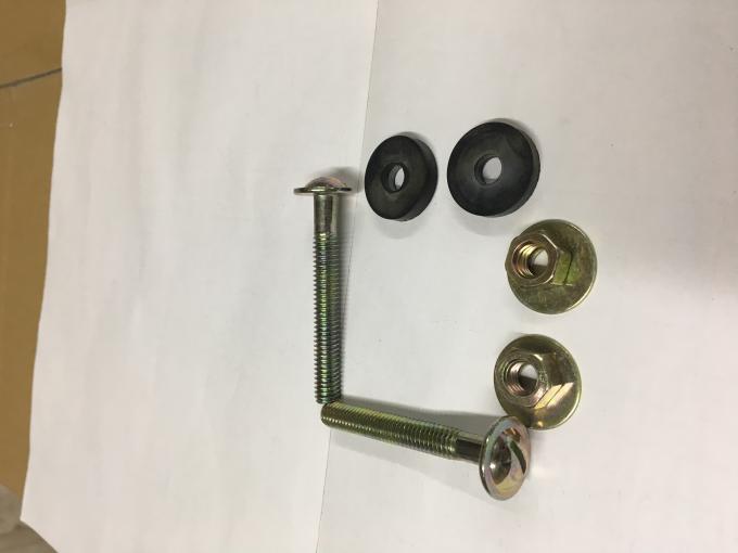 Double Copper Toilet Mounting Hardware , Toilet Tank Mounting Kit Easy